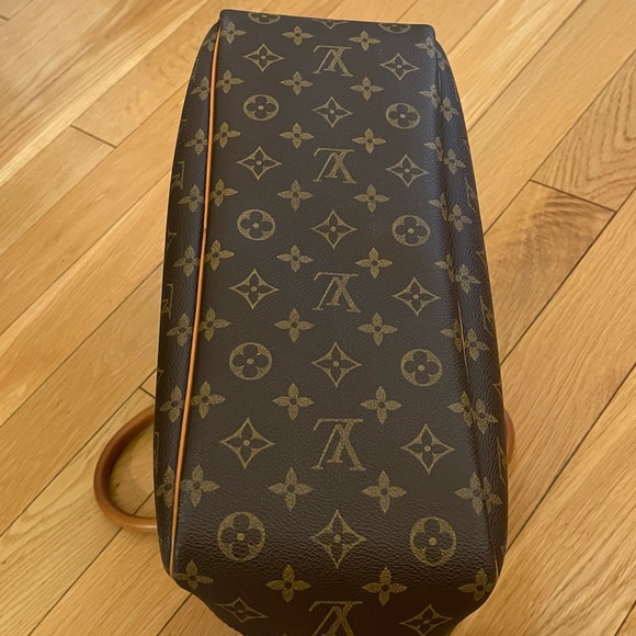 [LOUIS VIUTTON] MONOGRAM DEAUVILLE HANDBAG w/lock key dust bag - Picture 3 of 11